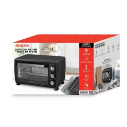 1400-Watt Black Toaster Oven, 5 Modes (Air Fryer, Bake, Toast, Cook ...