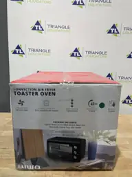 1400-Watt Black Toaster Oven, 5 Modes (Air Fryer, Bake, Toast, Cook ...