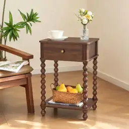 AWASEN Walnut Nightstand, Small End… — Photo 2