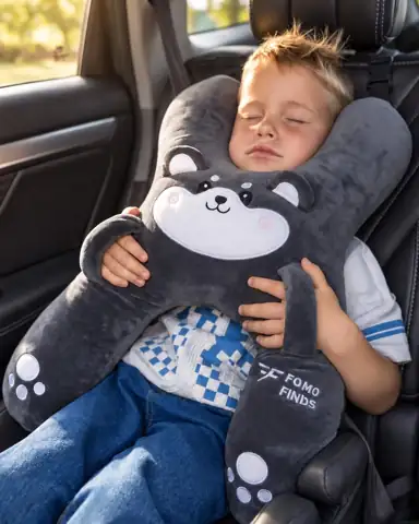 Kids Car Sleeping Pillow, H-Shaped… — Photo 1