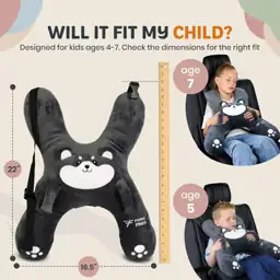 Kids Car Sleeping Pillow, H-Shaped… — Photo 2