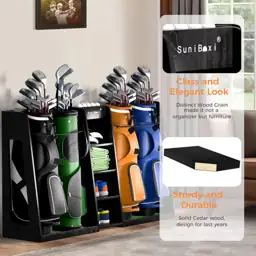 Wooden Golf Bag Organizer for… — Photo 2