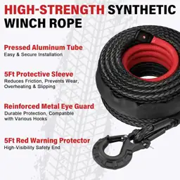 Synthetic Winch Rope Kit -… — Photo 2
