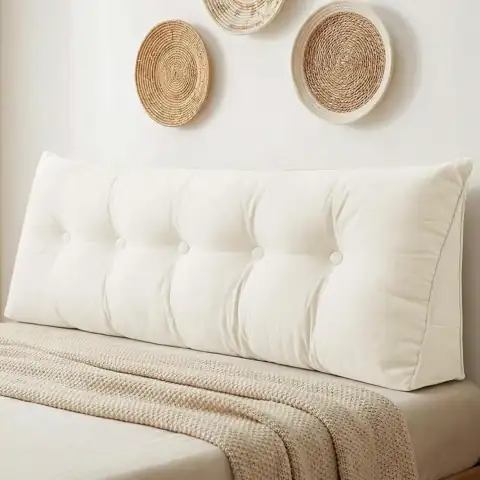 Queen Headboard Pillow, Large Triangular… — Photo 1