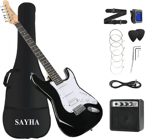 SAYHA 39-Inch Solid Electric Guitar… — Photo 1