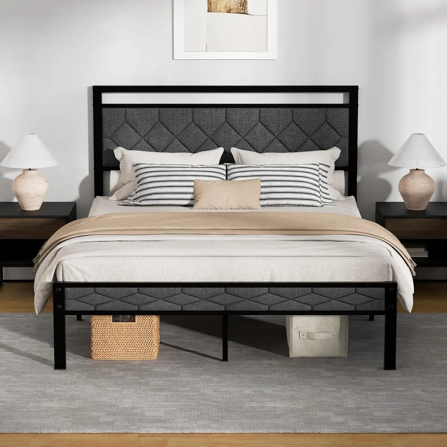 Z-hom Easy Assembly Upholstered Queen… — Photo 1