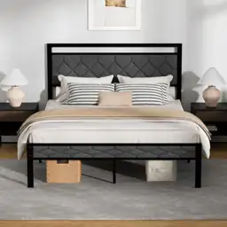 Z-hom Easy Assembly Upholstered Queen… — Photo 1