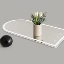 Arched LED Bathroom Mirror 30x40… — Photo 2