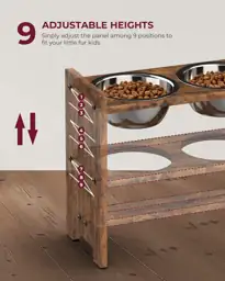 Elevated Dog Bowls, Adjustable Bowl… — Photo 2