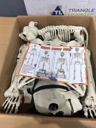 5.4FT Halloween Skeletons, Posable Full-Size… — Photo 4