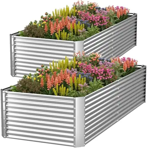 2 Pack Tall 8ft Corrugated… — Photo 1