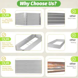 2 Pack Tall 8ft Corrugated… — Photo 2