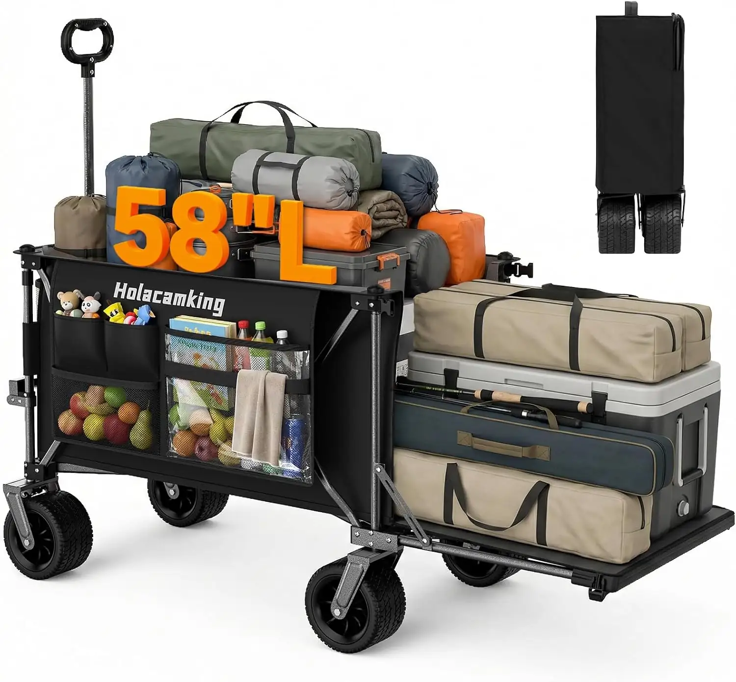 58" L Extender Collapsible Wagon,… — Photo 1