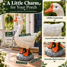 20" Resin Porch Goose Statue… — Photo 2