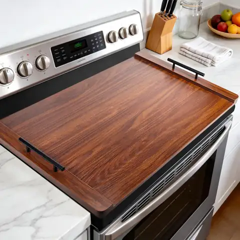 Noodle Board Stove Cover with… — Photo 1