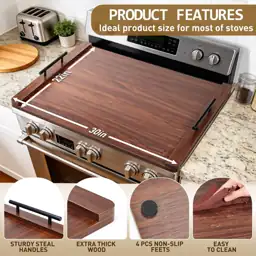 Noodle Board Stove Cover with… — Photo 2