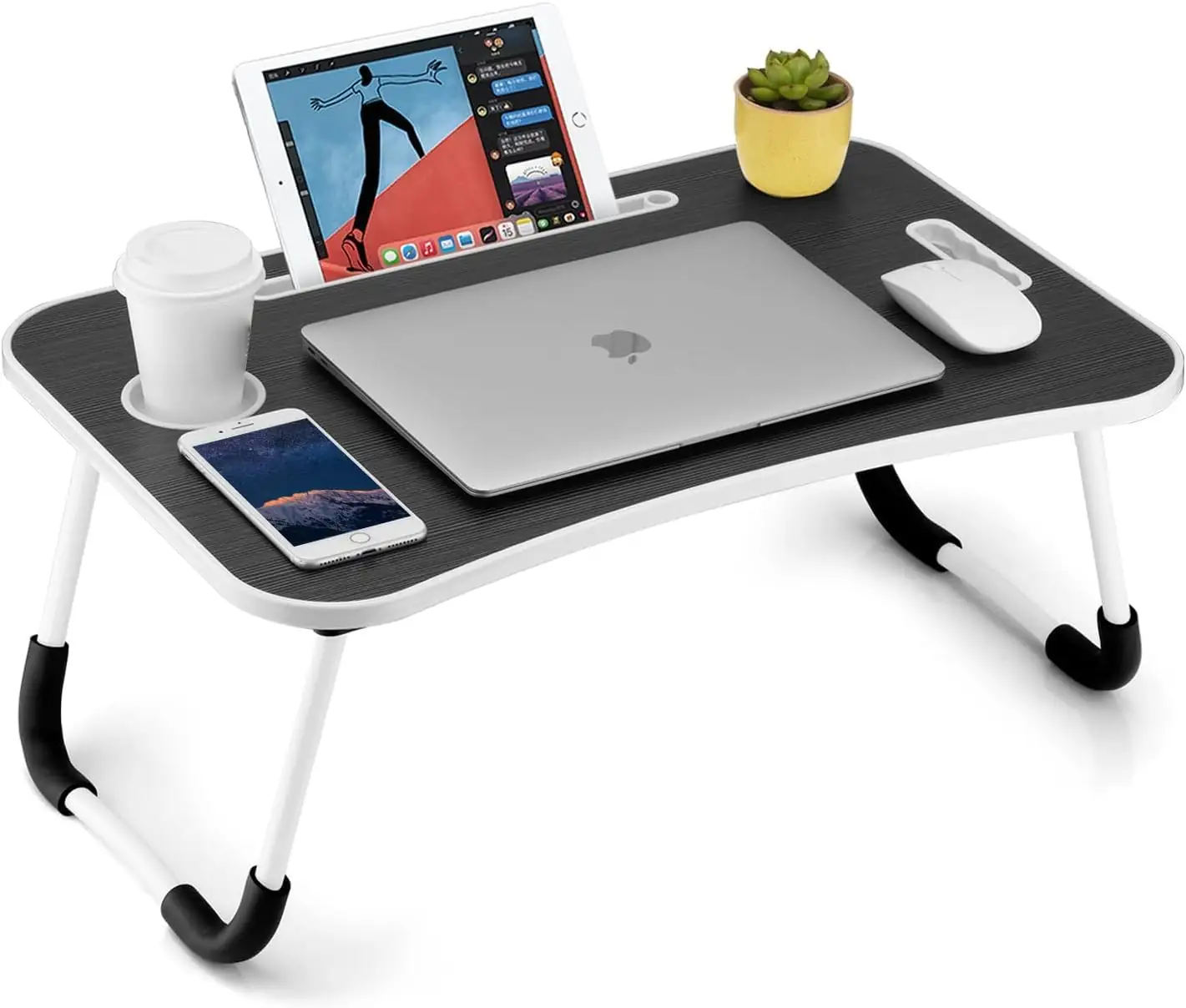 FISYOD Foldable Laptop Table, Portable… — Photo 1