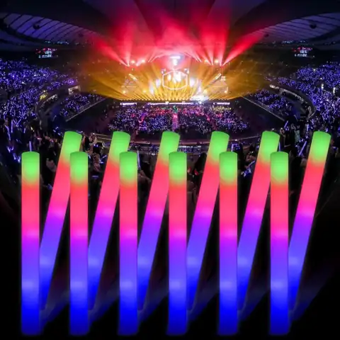 100+11 Pack Foam Glow Sticks… — Photo 1