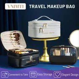 VNIMTI Makeup Bag for Women,… — Photo 2