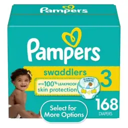 Pampers Swaddlers Baby Diapers Size… — Photo 1