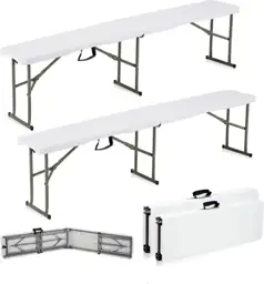 6ft Folding Bench Handle Lock… — Photo 1