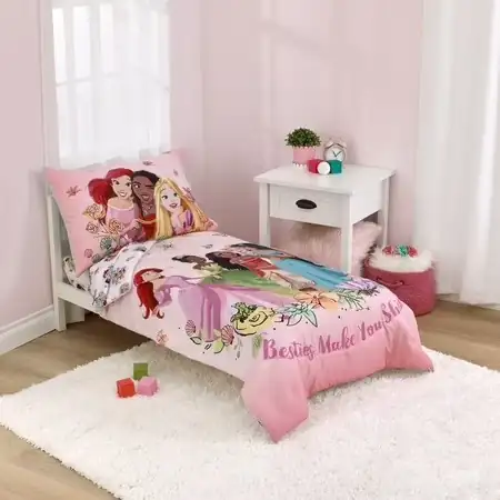 Disney Princess 4-Piece Bedding Set,… — Photo 1