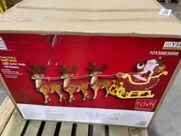 9 ft. Giant-Sized LED Santa's… — Photo 3