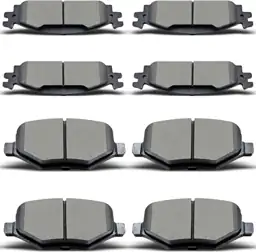 8Pcs Front/Rear Ceramic Brake Pads… — Photo 1