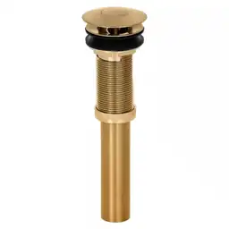 2-in-1 Brass Sink Drain -… — Photo 1