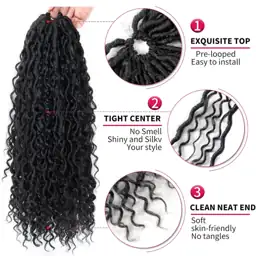 Goddess Locs Crochet Hair 8Packs… — Photo 2