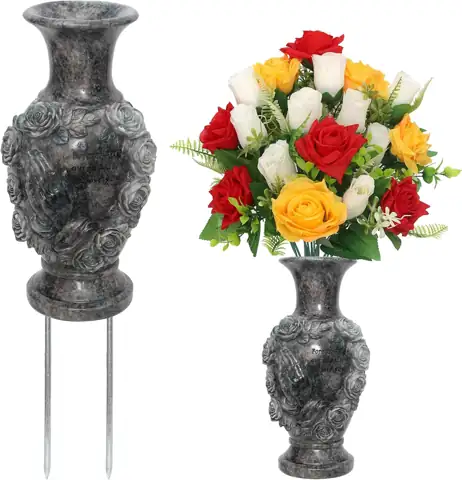 Grave Vase with Spike, Resin… — Photo 1