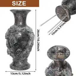 Grave Vase with Spike, Resin… — Photo 2