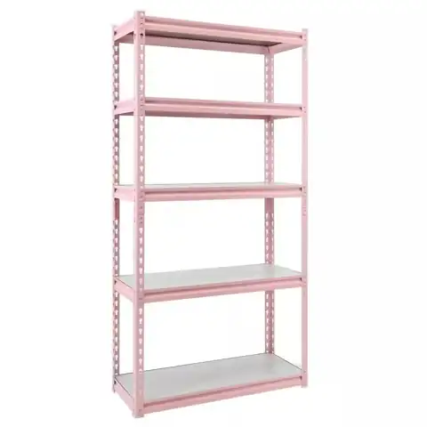 Pink 5-Tier Boltless Adjustable Garage… — Photo 1