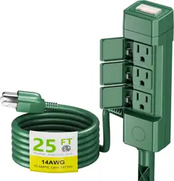 BN-LINK 25ft Extension Cord, Waterproof… — Photo 1