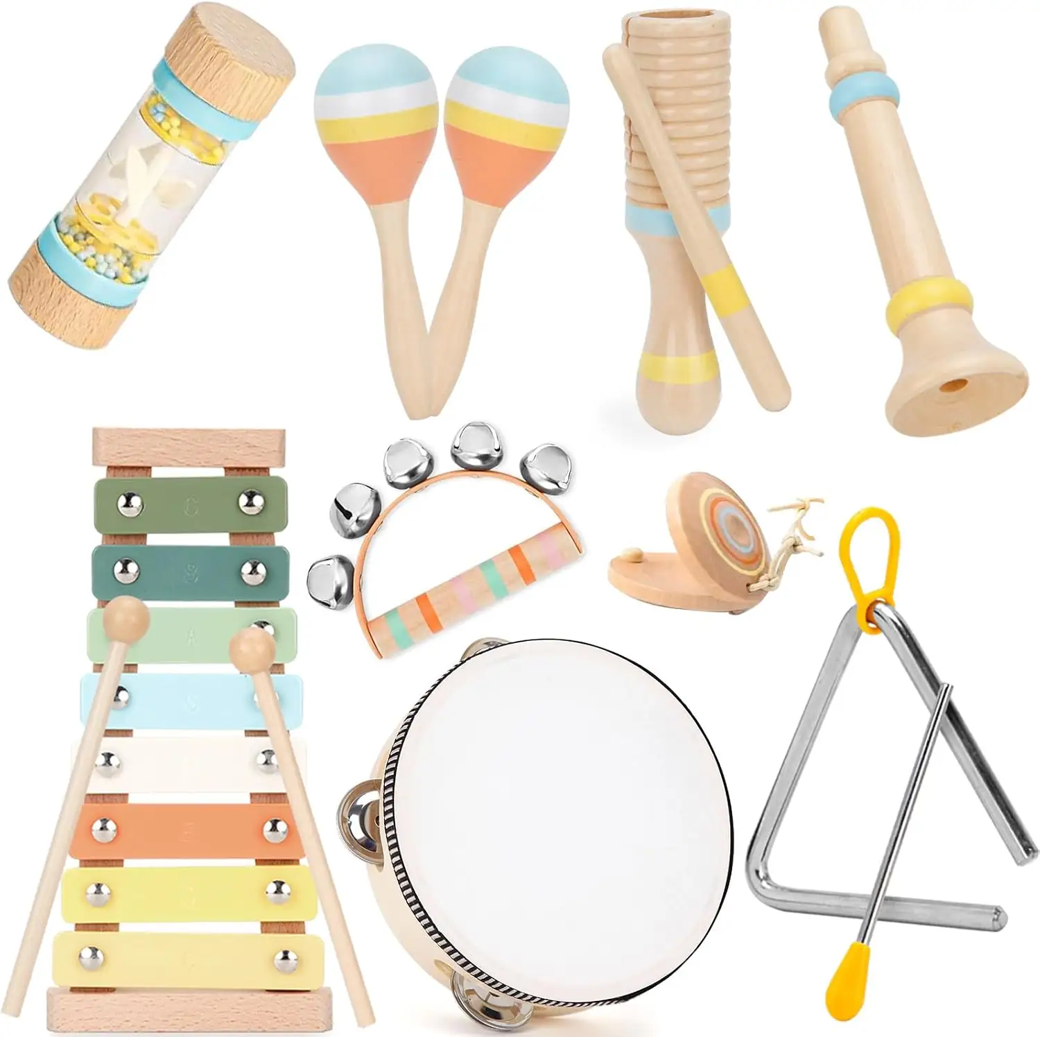 Kids Musical Instruments Set Wooden… — Photo 1