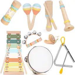Kids Musical Instruments Set Wooden… — Photo 1