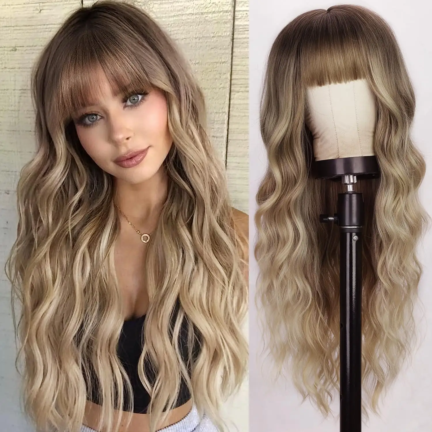 Blonde Wig with Bangs for… — Photo 1