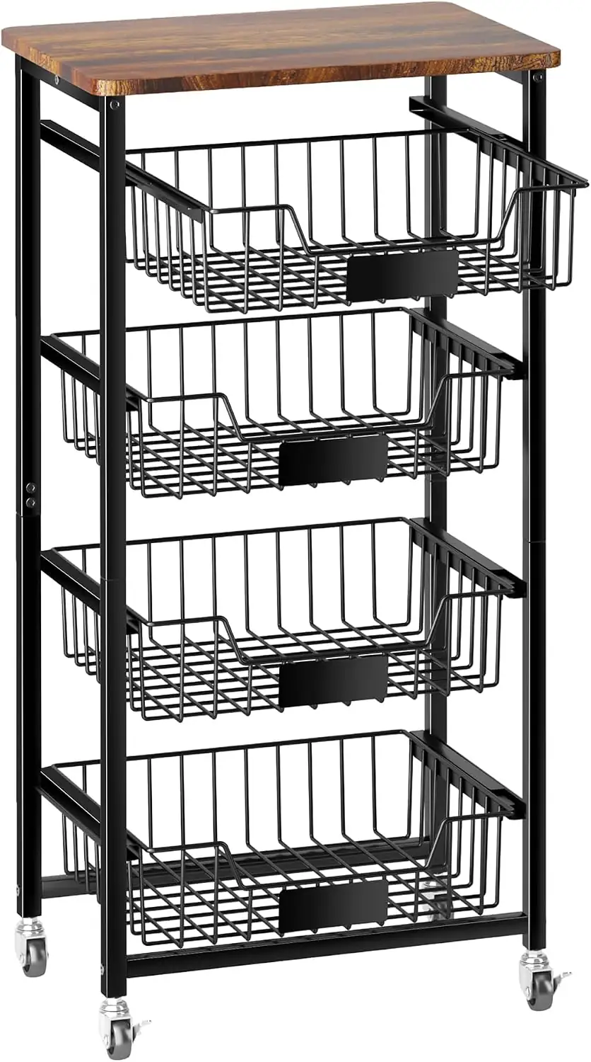 5-Tier Kitchen Storage Cart with… — Photo 1