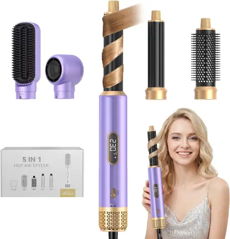 UKLISS 5-in-1 Hot Air Brush… — Photo 1
