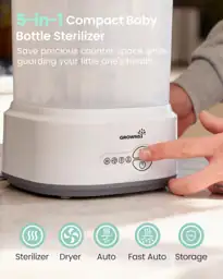 Grownsy Compact Baby Bottle Sterilizer… — Photo 2