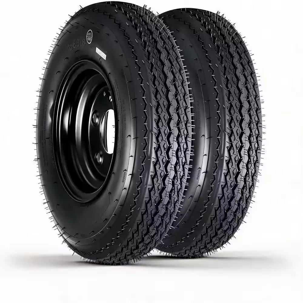 2-Pack 4.80-8 Trailer Tires on… — Photo 1