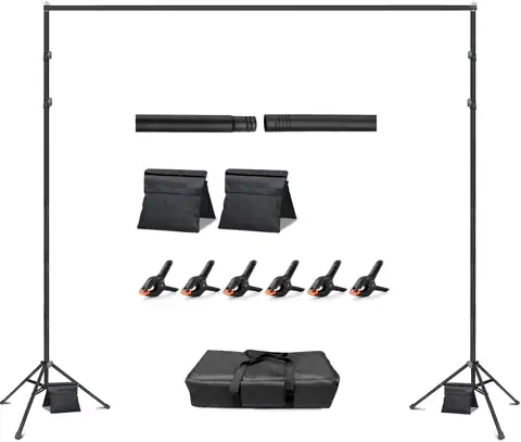 Hemmotop Adjustable Backdrop Stand 10x8.5ft… — Photo 1
