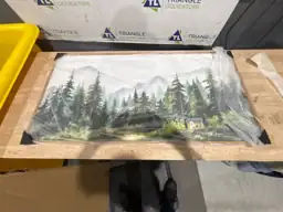 Green Forest Mountain Range Framed… — Photo 3