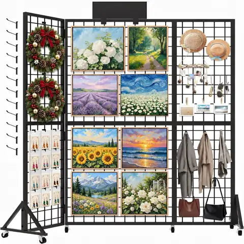 Grid wall Panels Display Stand… — Photo 1