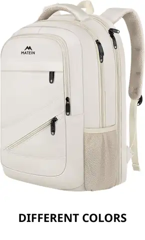 MATEIN Beige Laptop Backpack for… — Photo 1