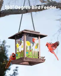 Solar Bird Feeder Outdoors -… — Photo 2