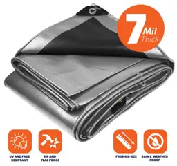 Tarpco Safety 16-ft x 20-ft… — Photo 2