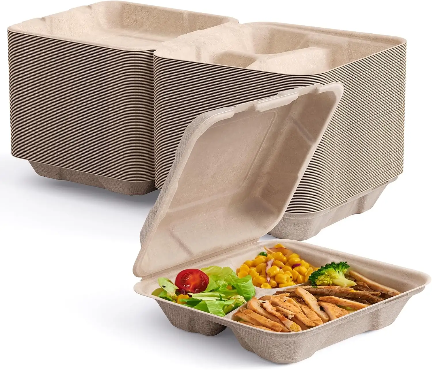 50 Pack Compostable Take Out… — Photo 1