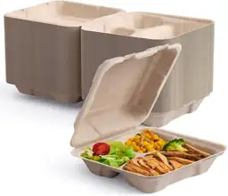 50 Pack Compostable Take Out… — Photo 1