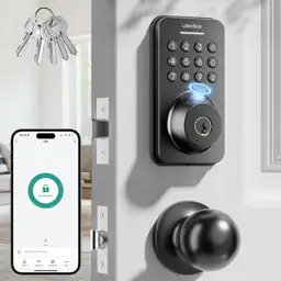 U68 Fingerprint Keypad Deadbolt with… — Photo 1